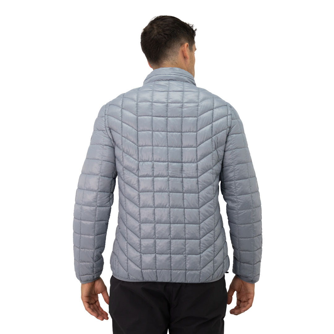 Parka insulada Traveler Hardwork para hombre color gris claro