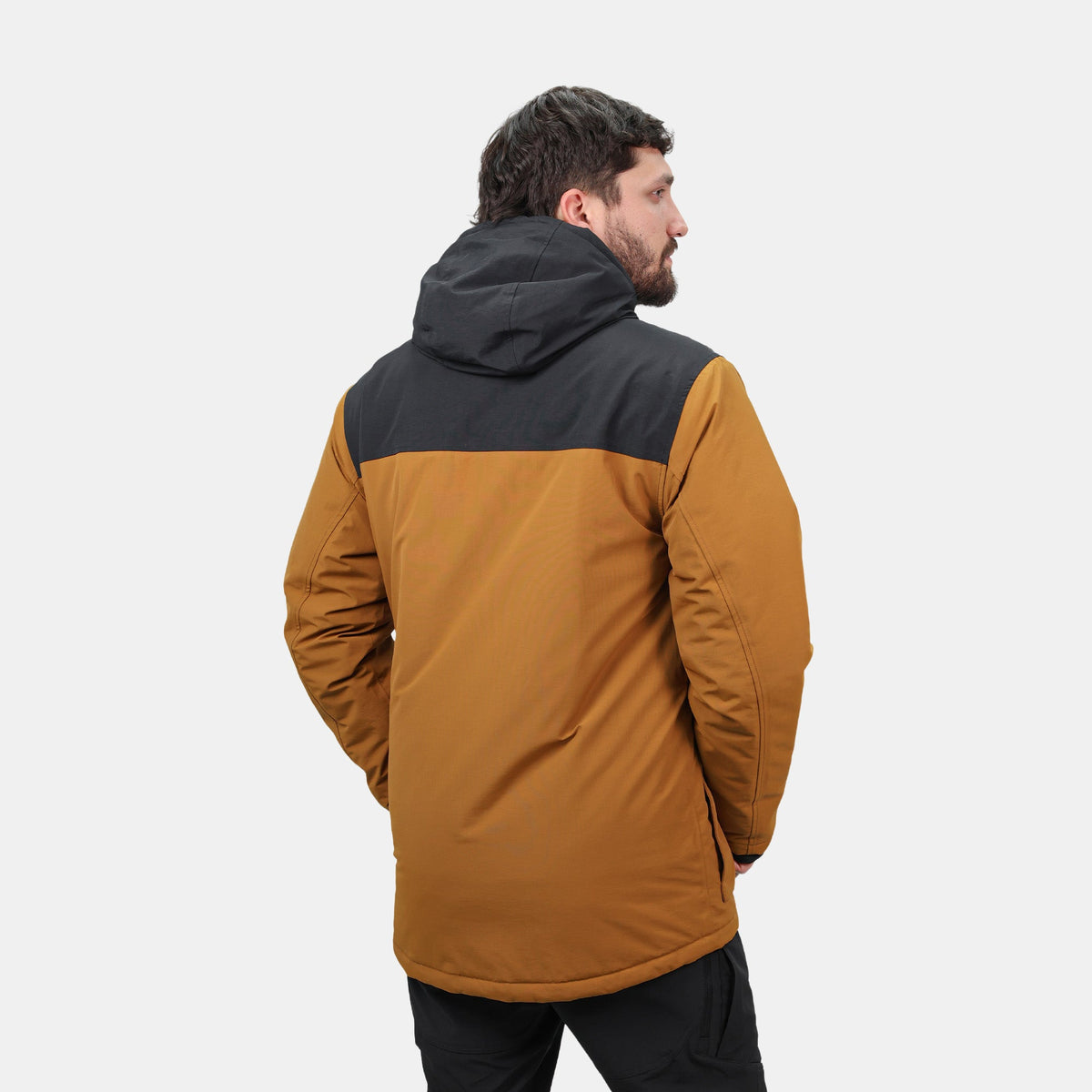 Parka Kodiak Hardwork para hombre color mostaza