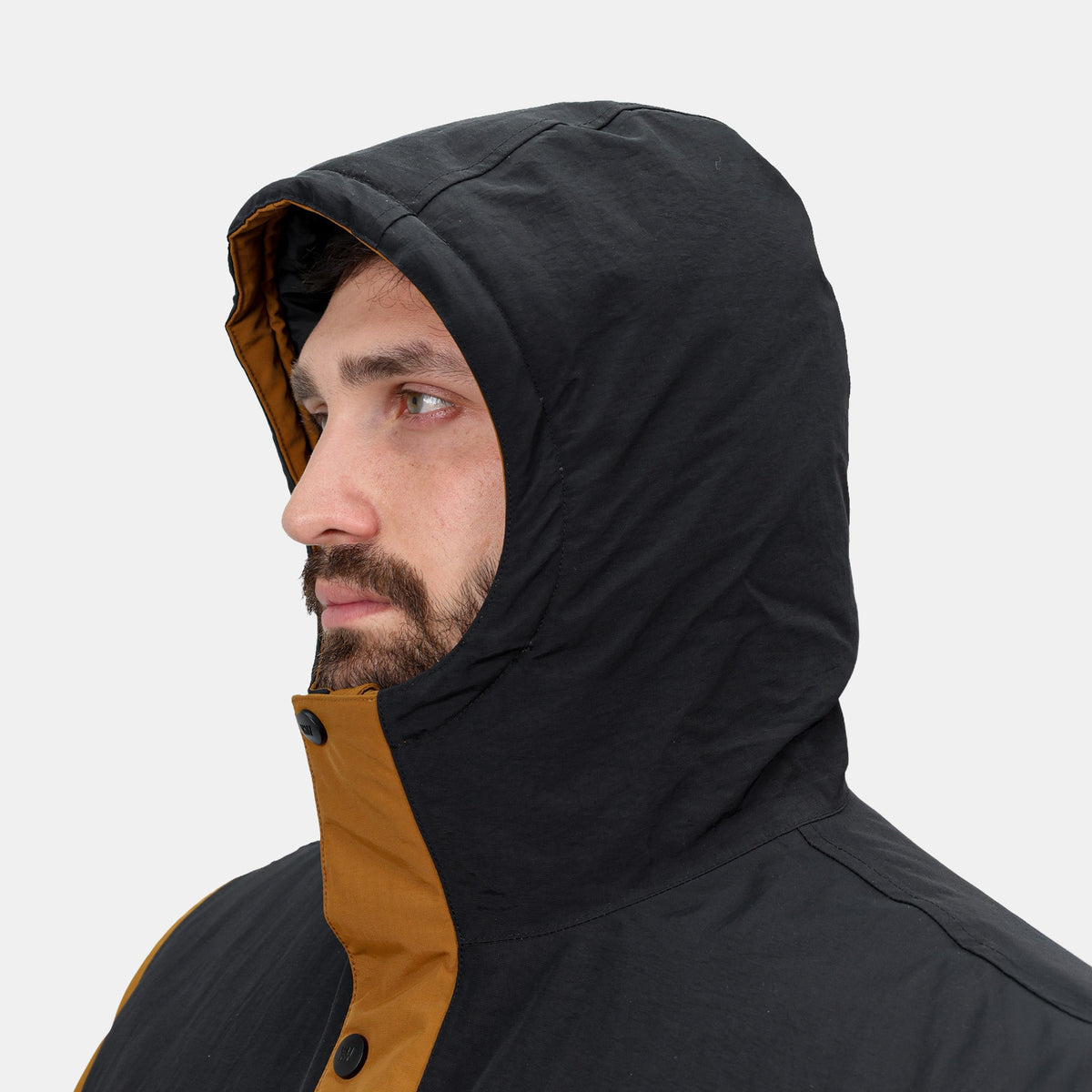 Parka Kodiak Hardwork para hombre color mostaza