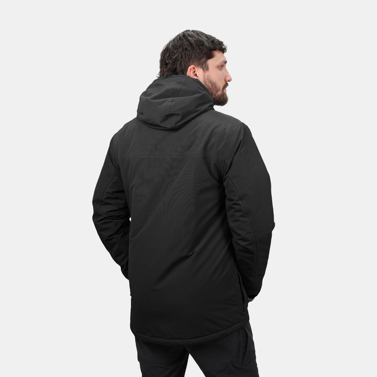 Parka Kodiak Hardwork para hombre color negro