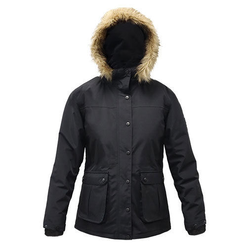 Parka Kodiak Hardwork para mujer color negro