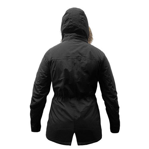 Parka Kodiak Hardwork para mujer color negro