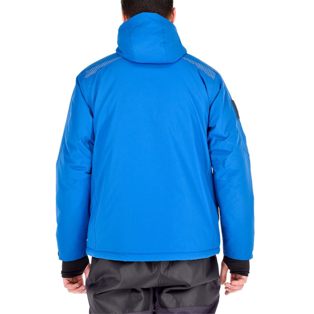 Parka New Aspen Hardwork para hombre color azul roca – otro ángulo
