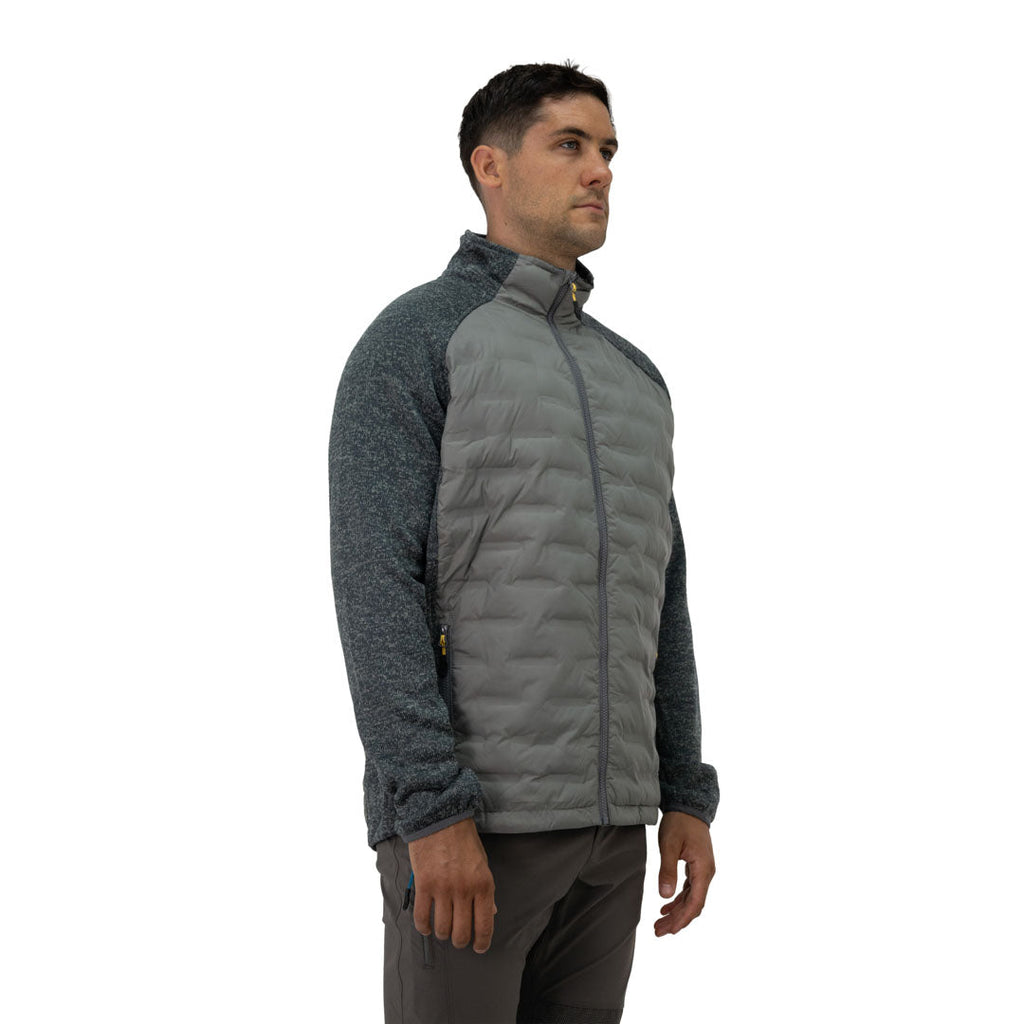 Parka New Nómade Hardwork para hombre color gris – otro ángulo