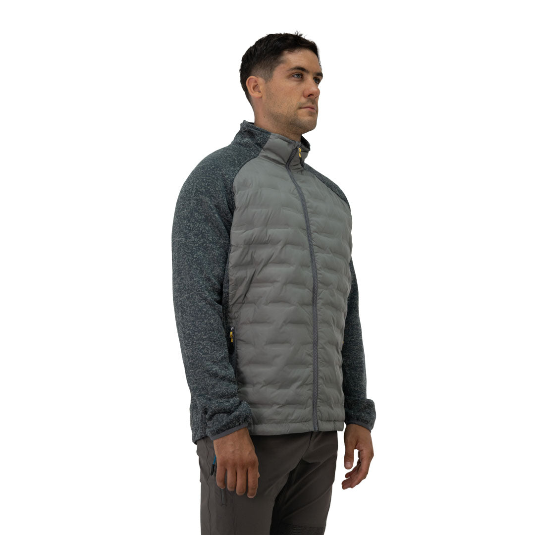 Parka New Nómade Hardwork para hombre color gris – otro ángulo