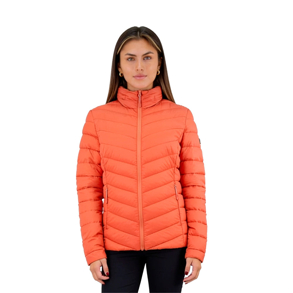 Parka Pillow Traveler Hardwork para mujer color ladrillo