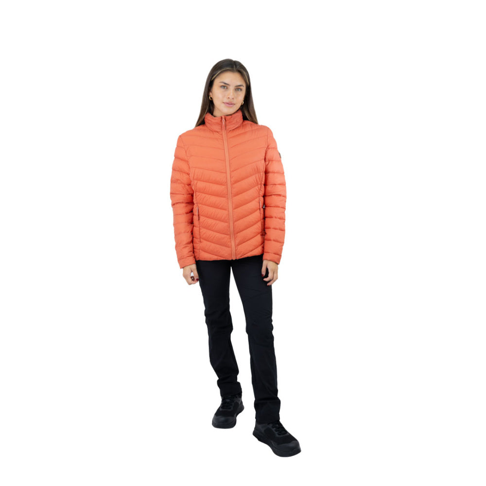 Parka Pillow Traveler Hardwork para mujer color ladrillo