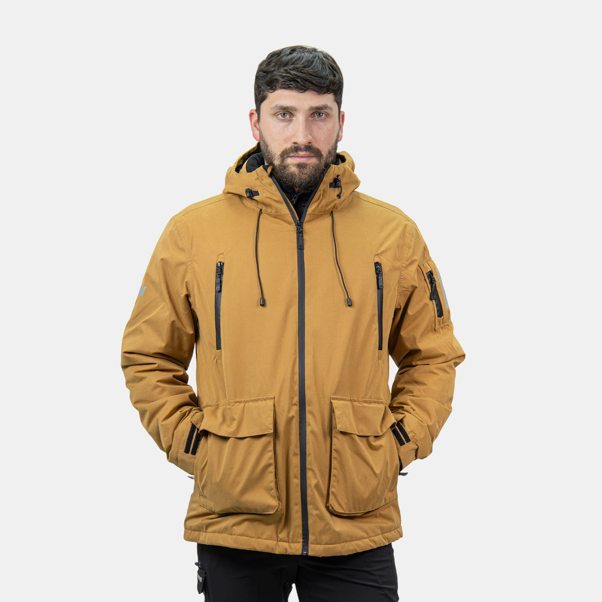Parka Vail Hardwork para hombre color café