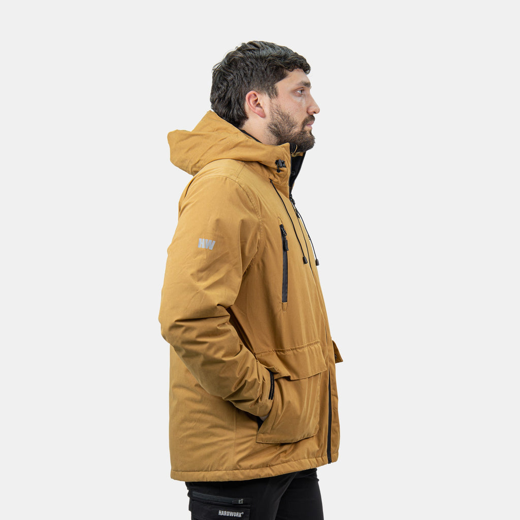 Parka Vail Hardwork para hombre color café