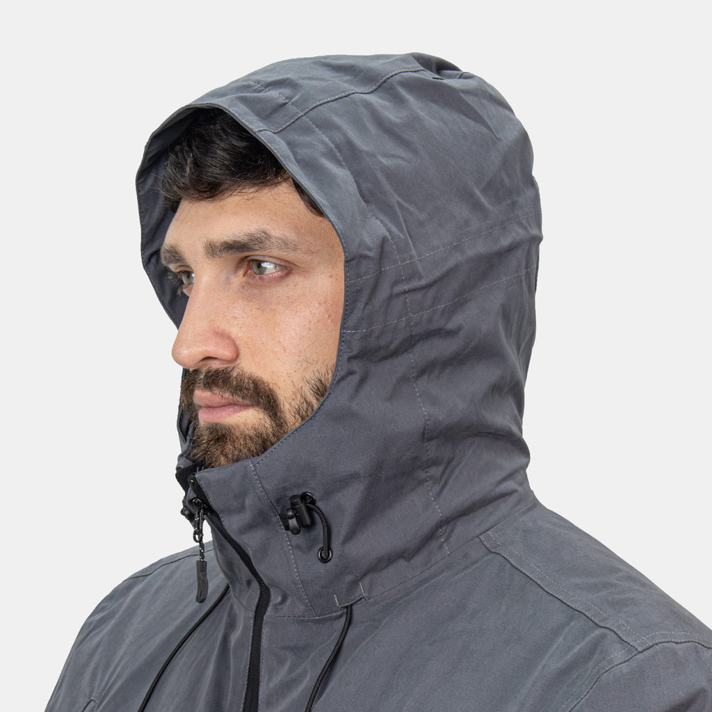 Parka Vail Hardwork para hombre color gris