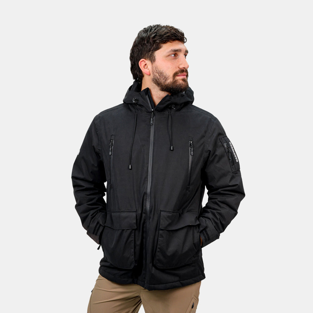 Parka Vail Hardwork para hombre color negro