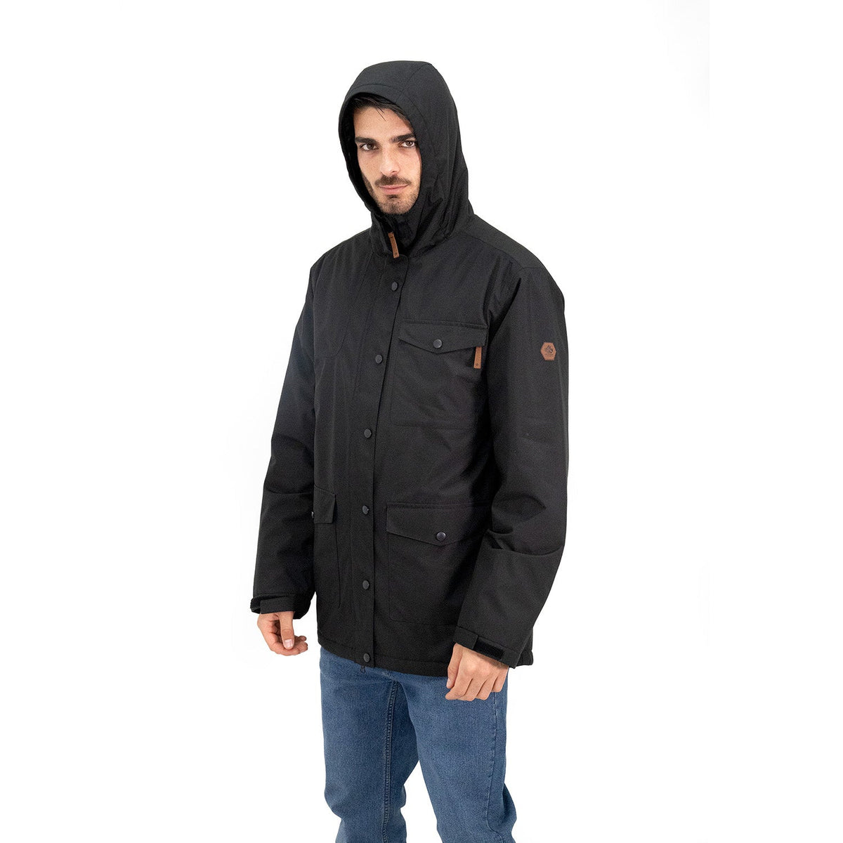 Parka Yosemite Quebec para hombre color negro – vista 5