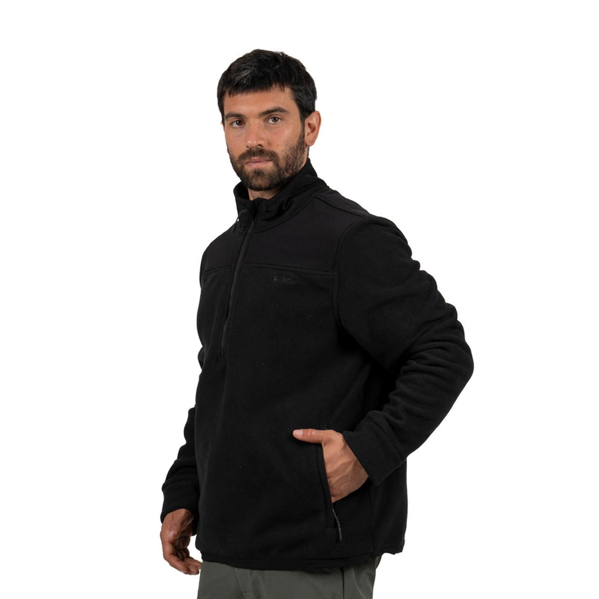 Polar Half Zip Shar Hombre Lhotse color negro