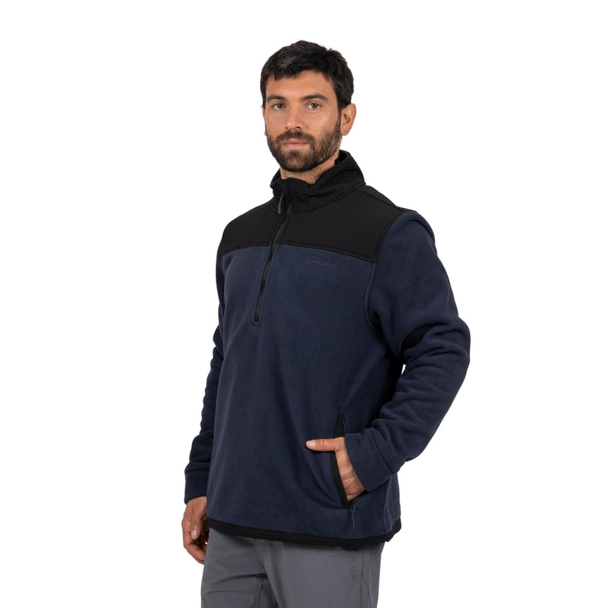 Polar Half Zip Shar Hombre Lhotse color azul