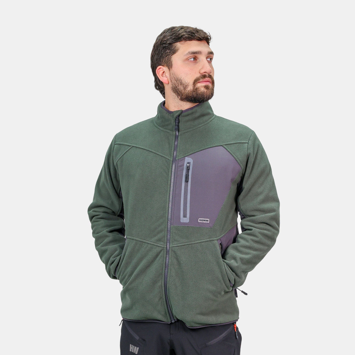 Polar No Wind Pro Hardwork para hombre color verde