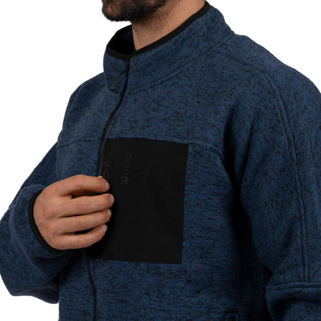 Polar Tejido Middle Hombre Lhotse color azul