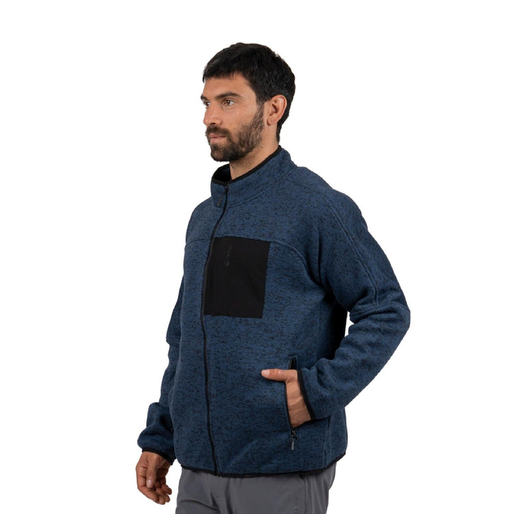 Polar Tejido Middle Hombre Lhotse color azul
