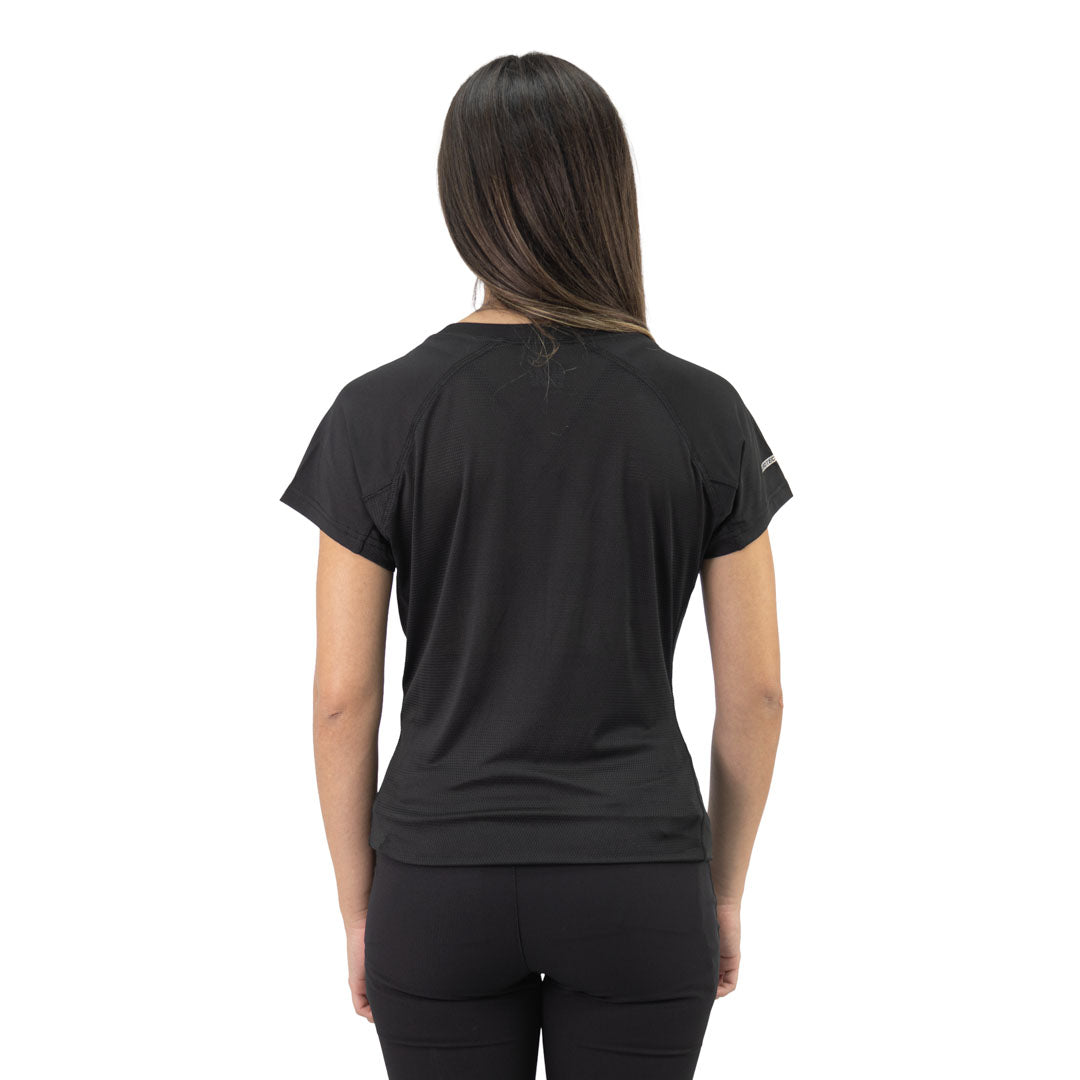 Polera Dry Fit SPX manga corta Hardwork para mujer color negro