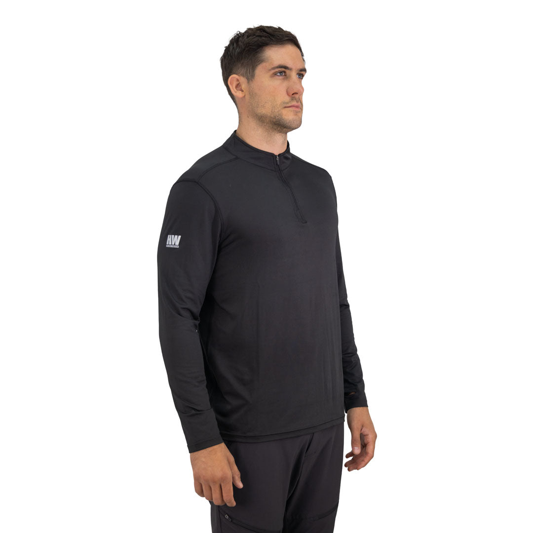 Polera Dry Fit SPX manga larga Hardwork para hombre color negro