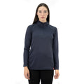 Polera Half-Zip Quebec para mujer color gris hierro