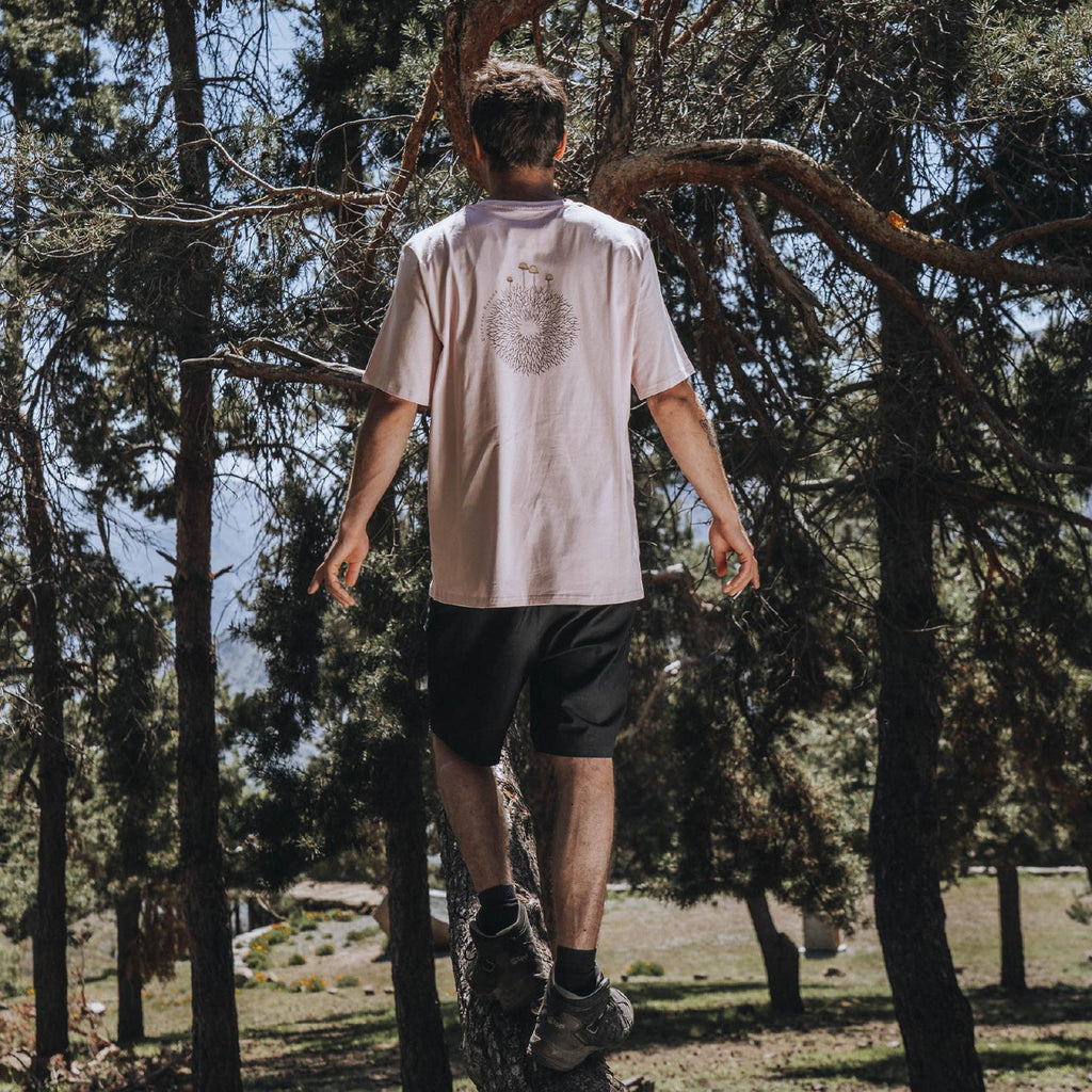 Polera Manga Corta Micelio Mycena Hombre Lhotse