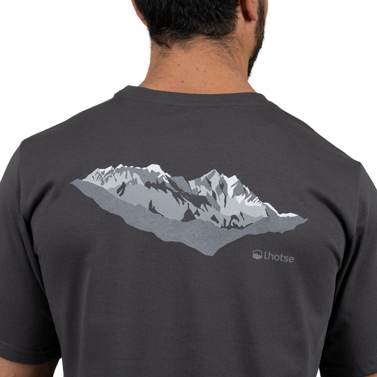 Polera Manga Corta Nepal Hombre Lhotse color gris