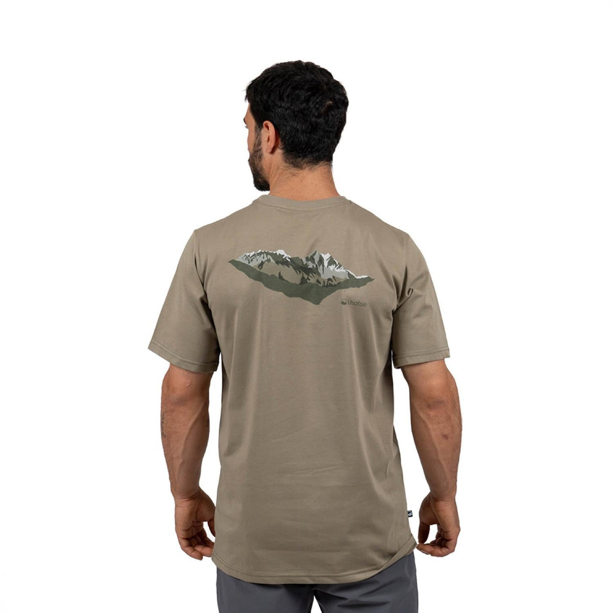 Polera Manga Corta Nepal Hombre Lhotse color verde