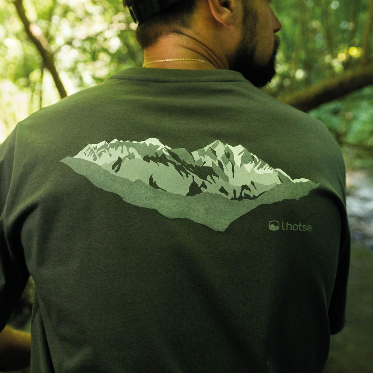 Polera Manga Corta Nepal Hombre Lhotse color gris