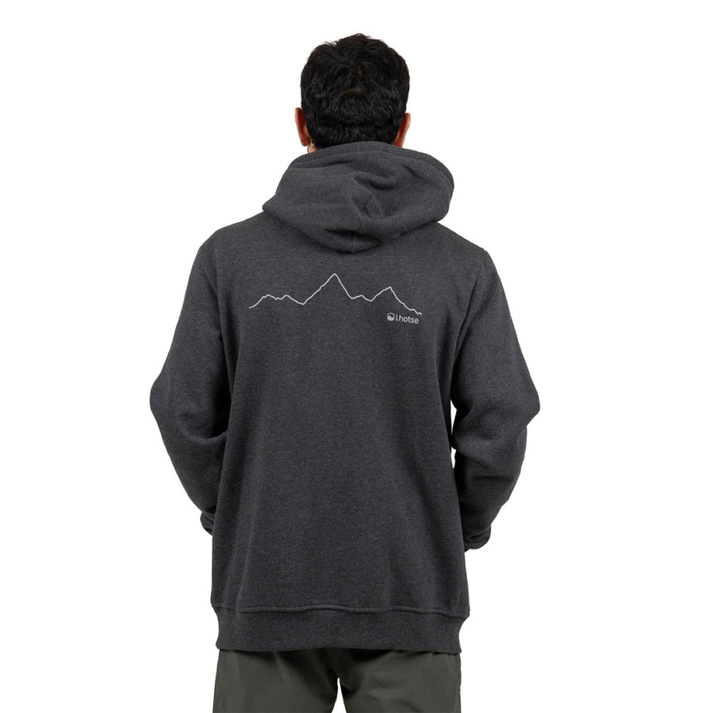 Polerón Hoodie Katmandú Hombre Lhotse color gris