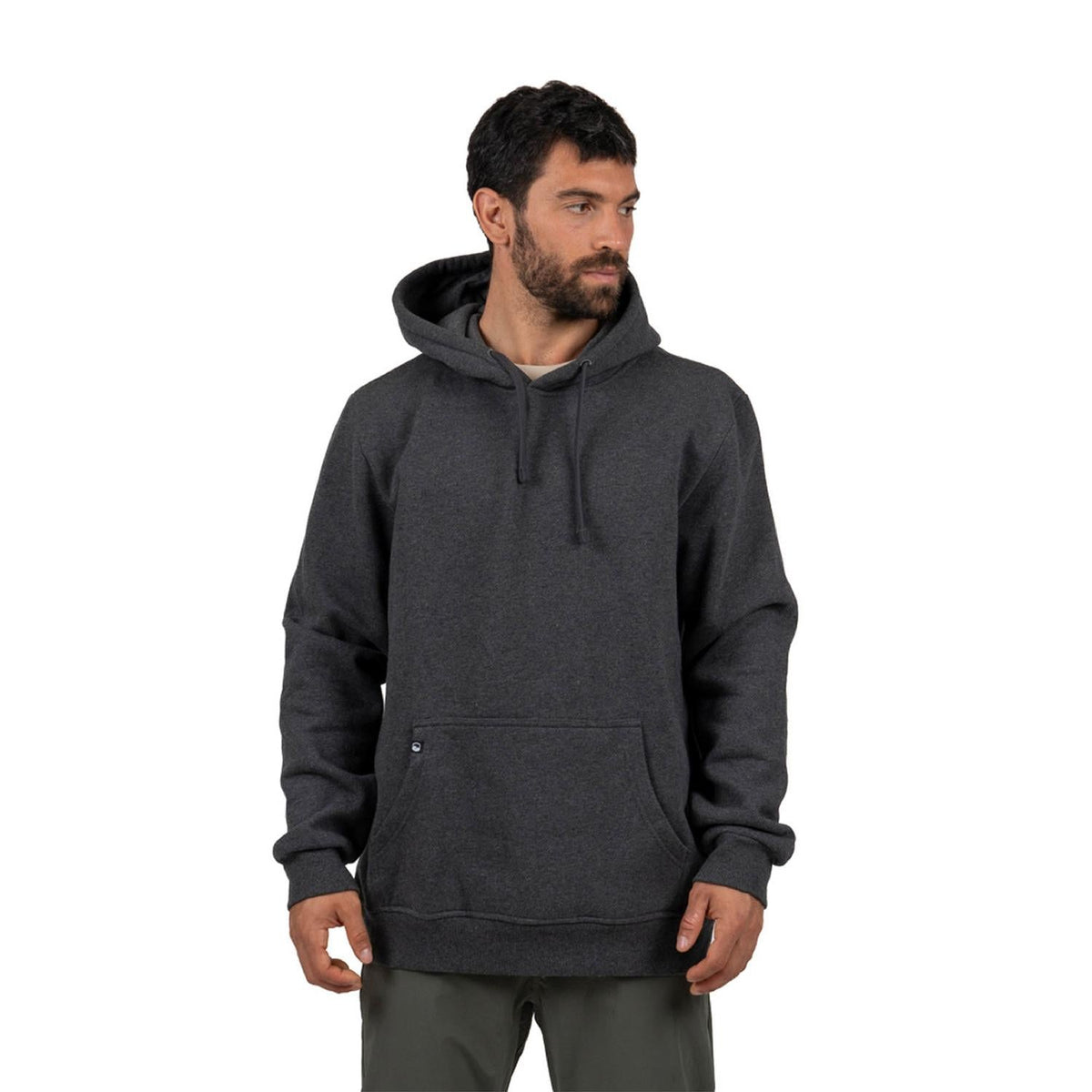 Polerón Hoodie Katmandú Hombre Lhotse color gris