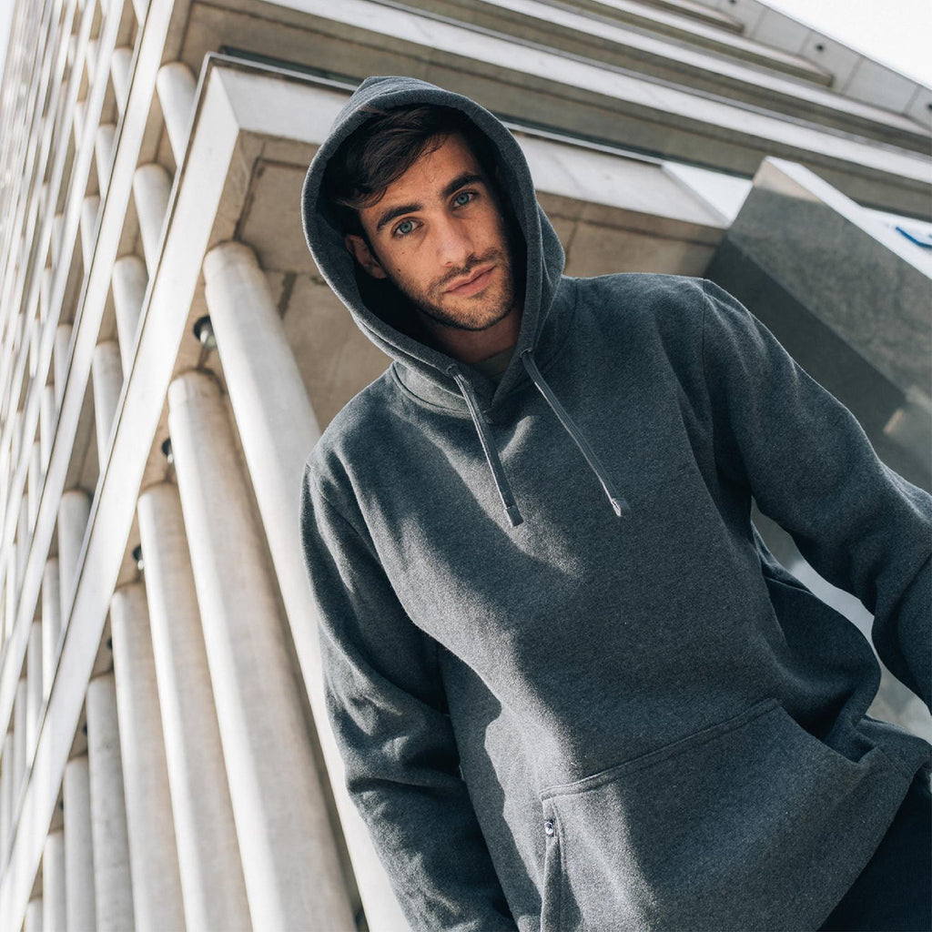 Polerón Hoodie Katmandú Hombre Lhotse color gris