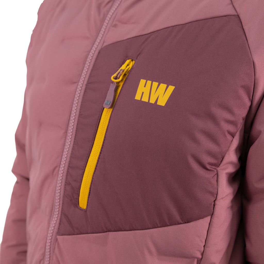 Parka Insulada Explorer Mujer color uva – vista 4