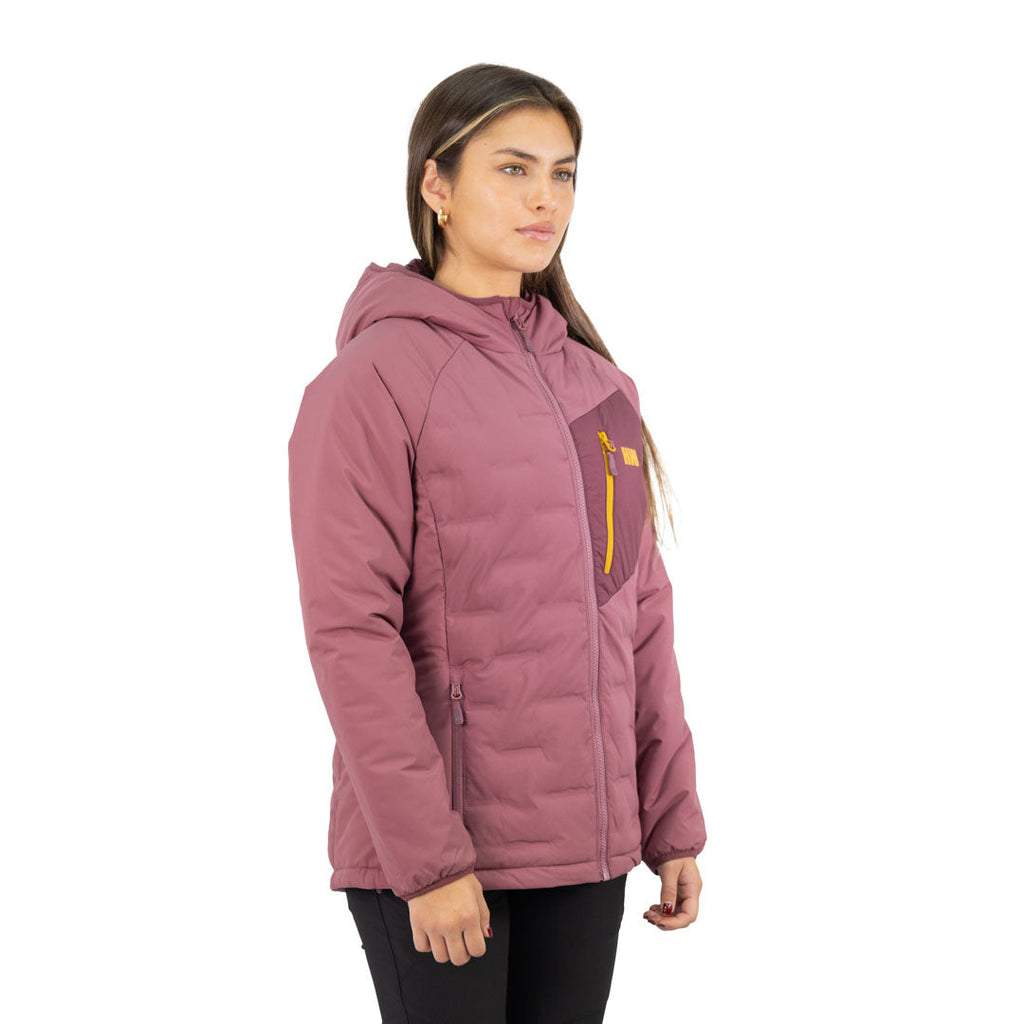 Parka Insulada Explorer Mujer color uva – vista 2