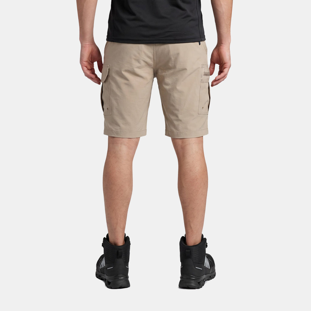 Short Tucson Hardwork para hombre color beige – detalle de la prenda