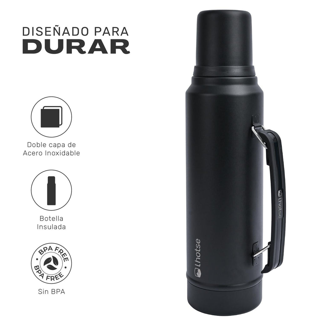 Termo Classic 1,3 L Lhotse color negro