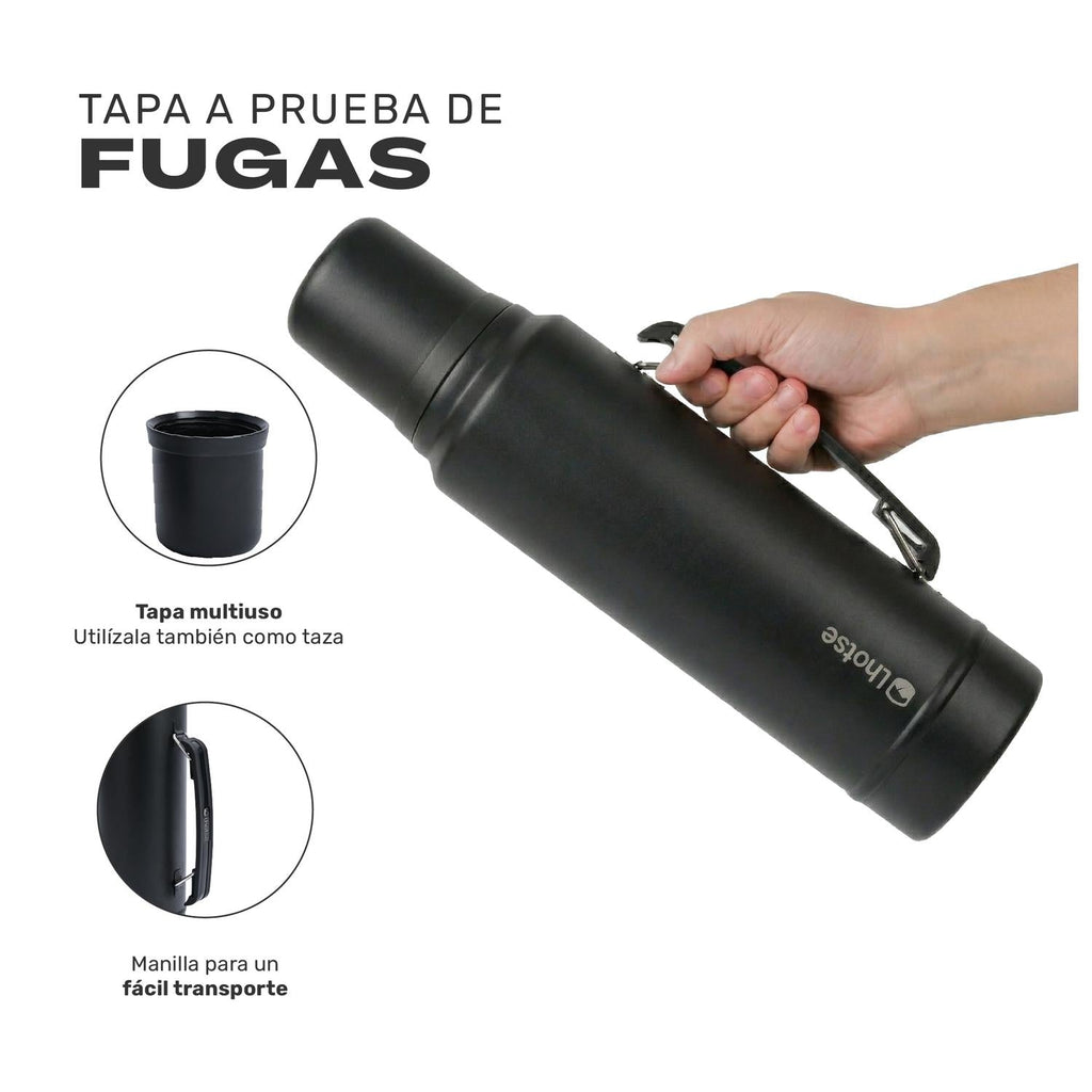 Termo Classic 1,3 L Lhotse color negro