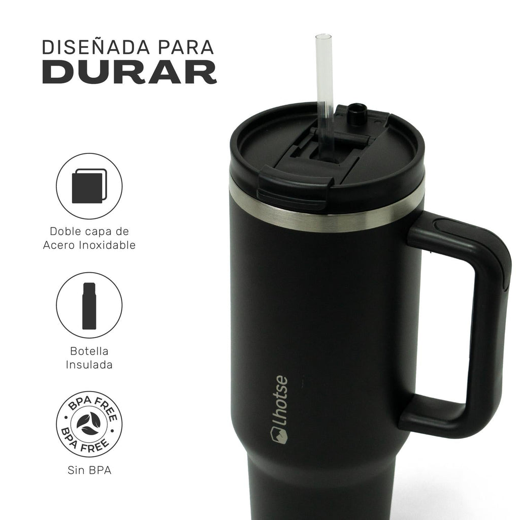 Vaso Térmico Tumbler 1180 ml Lhotse color negro