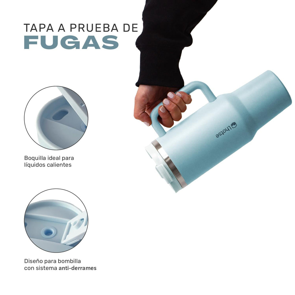 Vaso Térmico Tumbler 1180 ml Lhotse color azul cielo
