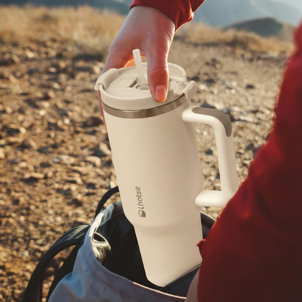 Vaso Térmico Tumbler 1180 ml Lhotse color crema