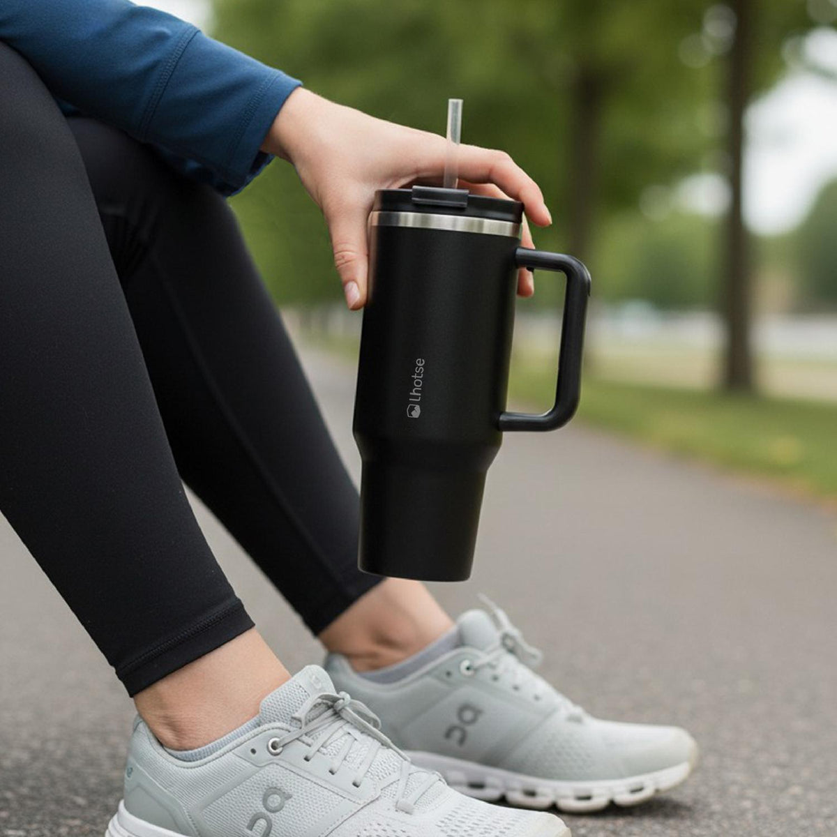 Vaso Térmico Tumbler 1180 ml Lhotse color negro