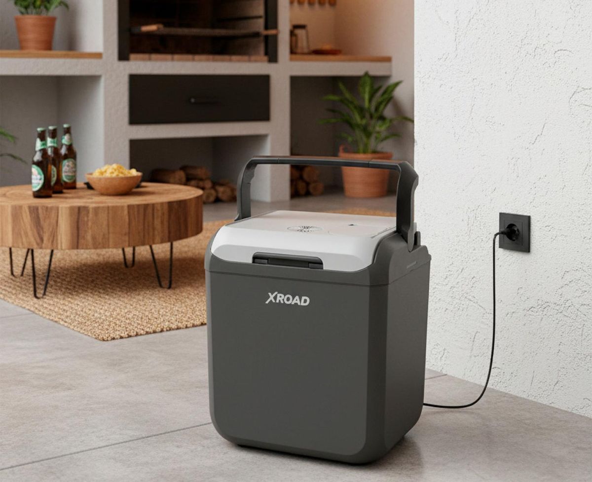 Cooler enchufado a 220V en la casa